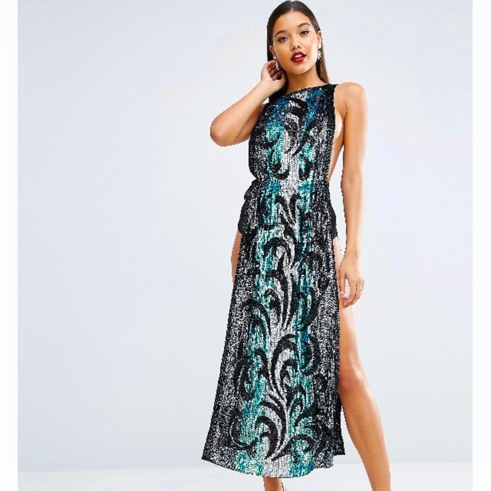 🆕✨ SEQUIN MIDI GOWN 🔥